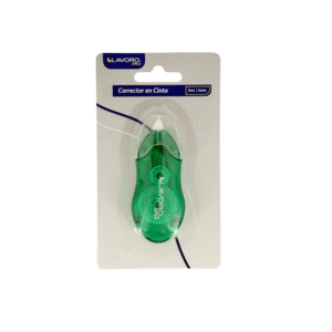 CINTA CORRECTORA 5MTSX5MM 1 UNIDAD COLOR SURTIDO TAMAÑO 8X3CM LAVORO