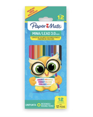 Lápices de colores paper mate