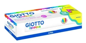 TEMPERA 12 COLORES 15ML GIOTTO