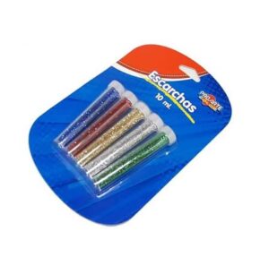 ESCARCHAS 5 COLORES 10 ML PROARTE