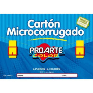EST.CARTON MICROCORRUGADO 6 HJS PROARTE