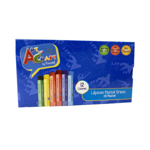 LAPICES PASTEL GRASOS 12 COLORES ART&CRAFT