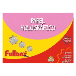 CARPETA CARTULINA HOLOGRAFICA 6 HJS FULTONS