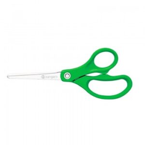TIJERA MANGO PLASTICO VERDE 178MM KANGARO